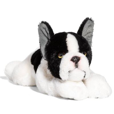 FAO Schwarz French Bulldog Cuddly Ultra-Soft Fur 15 Stuffed Animal