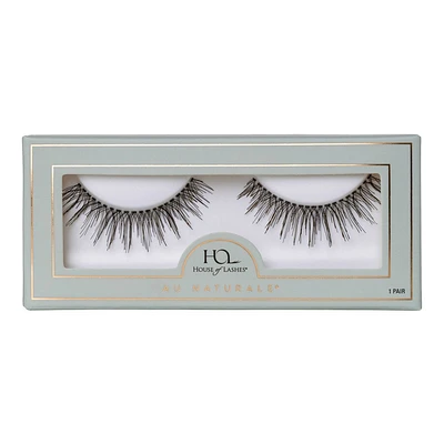 House of Lashes Au Naturale Natural Volume 100% Cruelty-Free Natural Fibers False Eyelashes - 1pr