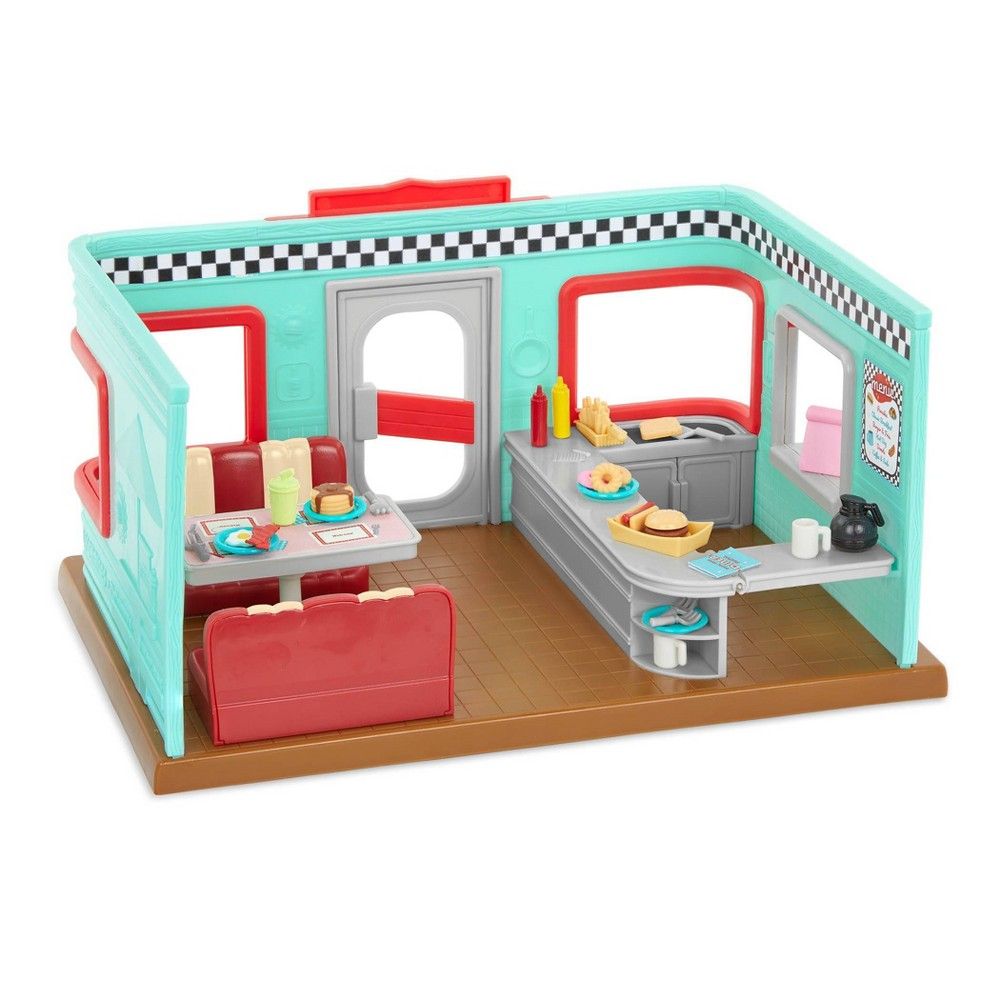 Lil Woodzeez Lil Nibbles Drive Thru Diner Playset