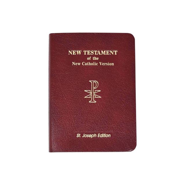 New Catholic New Testament Bible - by Catholic Book Publishing Corp (Leather Bound)