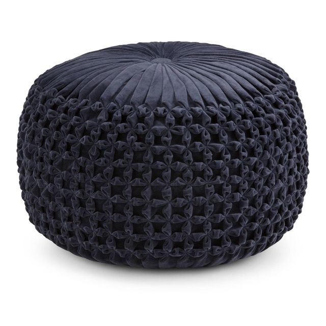 Vanessa Round Pouf - WyndenHall: Soft