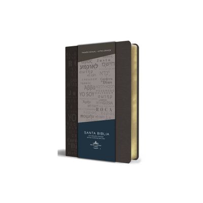 Biblia Rvr 1960 Letra Grande Tamao Manual, Simil Piel Gris Con Nombres de Dios (Paperback)