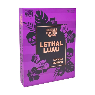 AreYouGame.com Murder Mystery Party Board Game - Lethal Luau