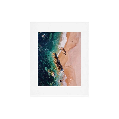 Deny Designs 16x20 Pita Studios Miramar Beach Unframed Art Print: Modern Cardstock Wall Canvas