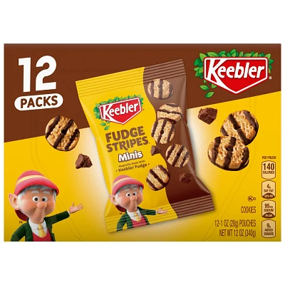 Keebler Fudge Stripes Minis Original Cookies - 12ct