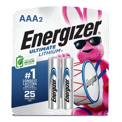 Energizer 2pk Ultimate Lithium AAA Batteries