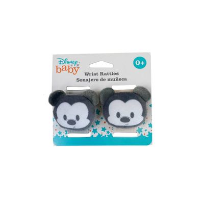 Disney Baby Mickey Mouse Wrist Rattle - 2pk