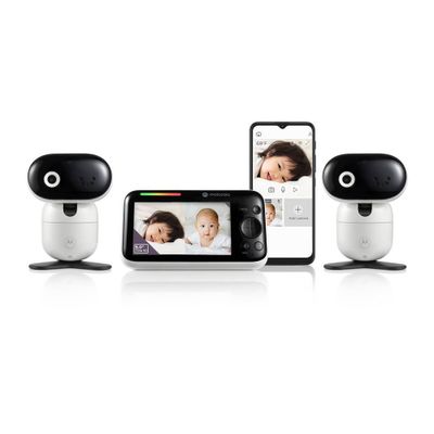 Motorola 5.0 Wi-Fi HD Motorized Video Baby Monitor- Two Camera - PIP1610-2 HD CONNECT