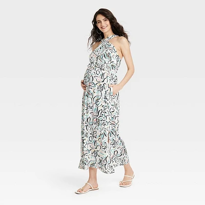 Short Sleeve Maxi Maternity Dress - Isabel Maternity by Ingrid & Isabel