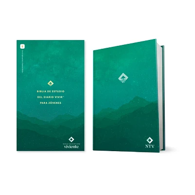 Biblia de Estudio del Diario Vivir Para Jvenes Ntv Con Filament (Tapa Dura, Verde, Letra Roja) - (Hardcover)