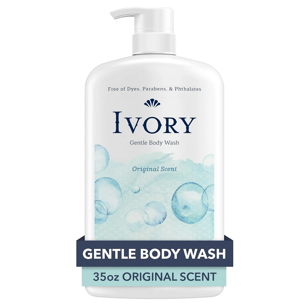 Ivory Mild & Gentle Body Wash - Original Scent - 35 fl oz