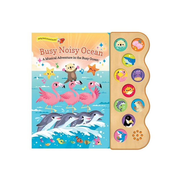 Busy Noisy Ocean - by Carmen Crowe (Board Book)