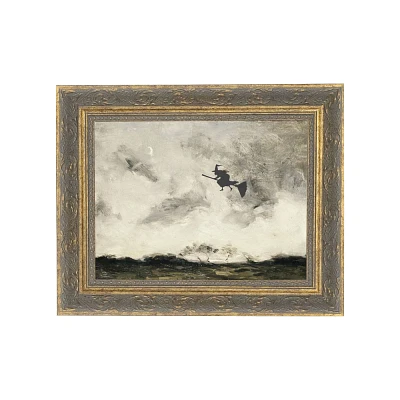 Petal Lane 10x8 Witches Flying Wall Art