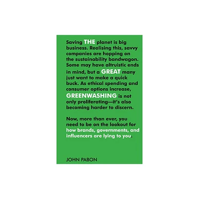 The Great Greenwashing - by John Pabon (Paperback)