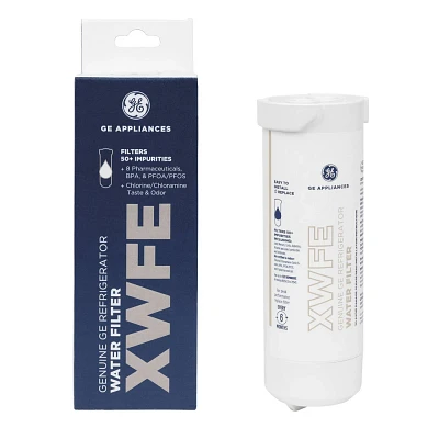 GE Appliances XWFE Replacement Refrigerator Water Filter: Filters Pharmaceuticals, Atrazine, Mercury, Lead, Pesticides