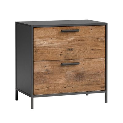 2 Drawer Boulevard Caf Lateral File Cabinet Black - Sauder