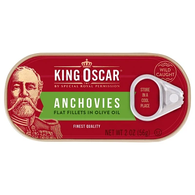 King Oscar Anchovies in Olive Oil - 2oz