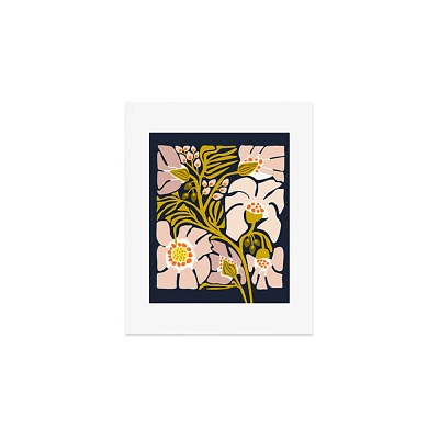 Deny Designs 8x10 DESIGN Dannick Backyard Flower Modern Floral Art Print