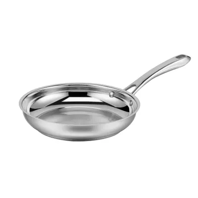 Cuisinart Classic 10 Stainless Steel Skillet - 8322-24: Dishwasher-Safe Fry Pan, Smooth Surface Compatible