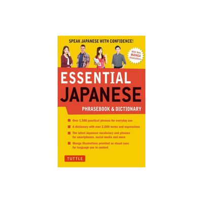 Essential Japanese Phrasebook & Dictionary - (Essential Phrasebook and Dictionary) by Tuttle Studio (Paperback)