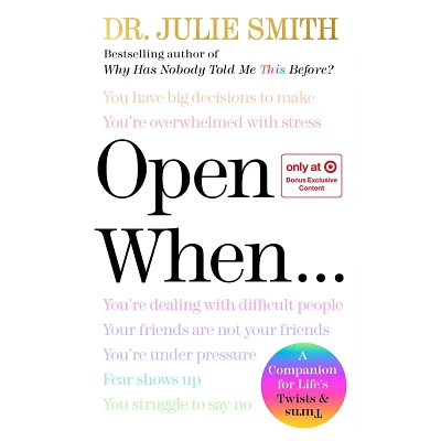 Open When - Target Exclusive Edition - by Julie Smith (Hardcover)