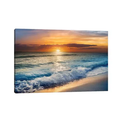 Beach Sunrise in South Florida by Susanne Kremer Unframed Wall Canvas