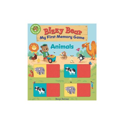 Bizzy Bear: My First Memory Game: Animals - (Board Book)