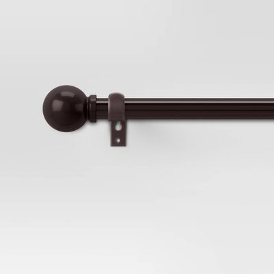 28-48 Caf Ball Curtain Rod Oil Rubbed Bronze - Room Essentials