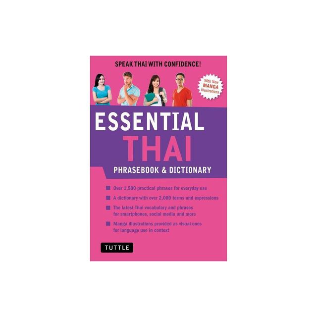 Essential Thai Phrasebook & Dictionary - (Essential Phrasebook and Dictionary) by Jintana Rattanakhemakorn (Paperback)