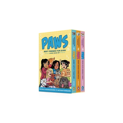 Paws: Best Friends Fur-Ever Boxed Set (Books 1-3) - by Nathan Fairbairn (Mixed Media Product)