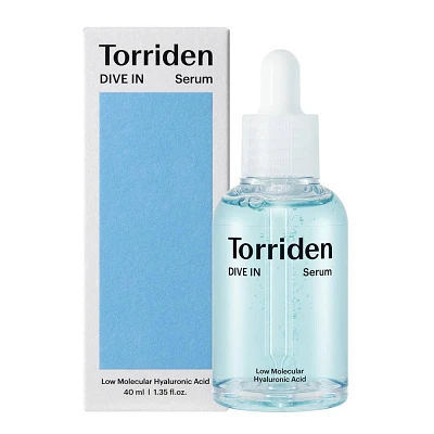 Torriden DIVE IN Low Molecule Hyaluronic Acid Serum Korean Skincare for Intense Hydration and Plumping - 40ml