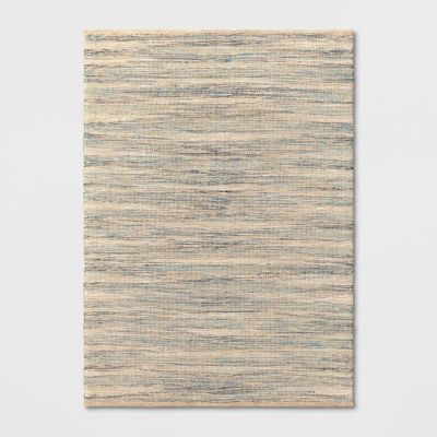 5x7 Woven Area Rug Indigo - Threshold