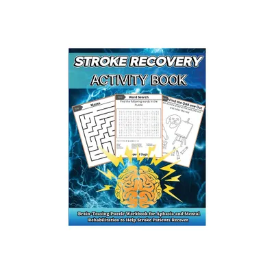 Stroke Recovery Activity Book - Large Print by Nikolas Jones (Paperback)