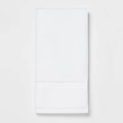 Spa Plush Hand Towel White - Threshold: 100% Cotton, Heavyweight 550-800 GSM, OEKO-TEX Certified