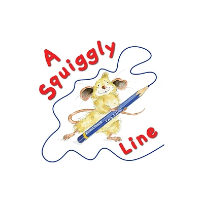 A Squiggly Line - by Robert Vescio (Hardcover)