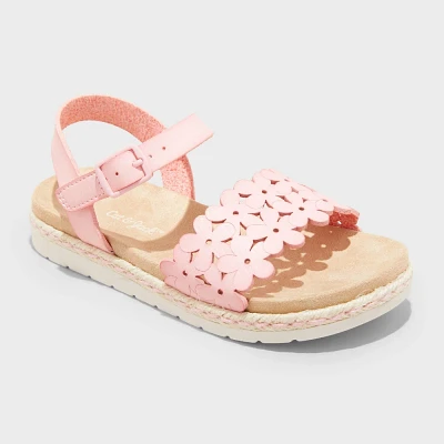 Toddler Maisie Cut-Out Floral Footbed Sandals - & 5T: Strap, Footbed