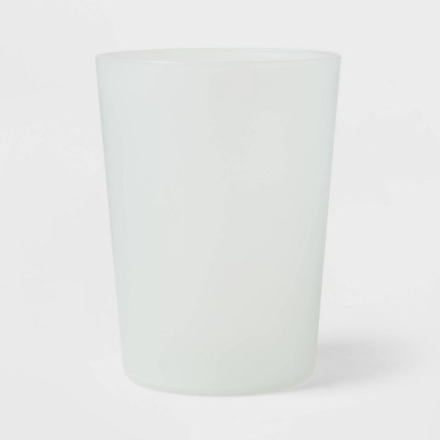 24oz Plastic Tumbler with Straw Clear Blue Wave - Opalhouse™