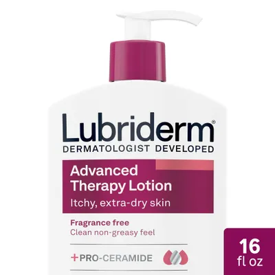Lubriderm Daily Moisture Body & Hand Lotion For Dry Skin with Pro