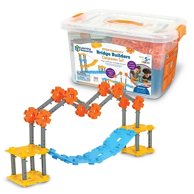 Learning Resources STEM Explorers Bridge Building Set - 305pc