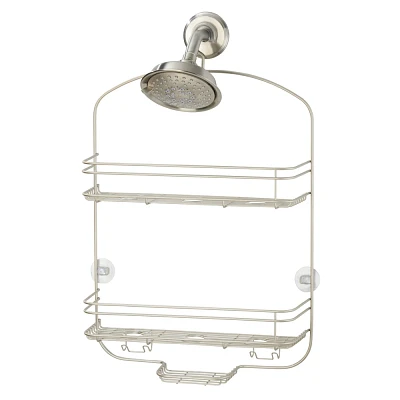 iDESIGN Weston Weston Wide Metal Hanging Shower Caddy