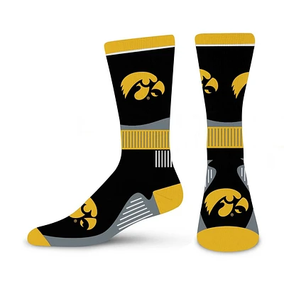 NCAA Iowa Hawkeye Large Crew Sock