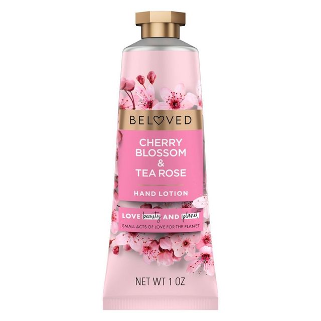 Beloved Cherry Blossom & Tea Rose Hand Lotion, Travel Size - 1oz