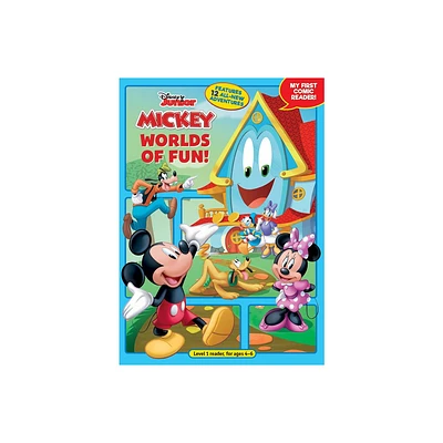 Mickey Mouse Funhouse: Worlds of Fun! - by Disney Books (Paperback)