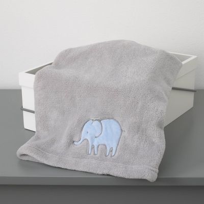 Elephant Baby Blanket - Blue - Just One You made by carters