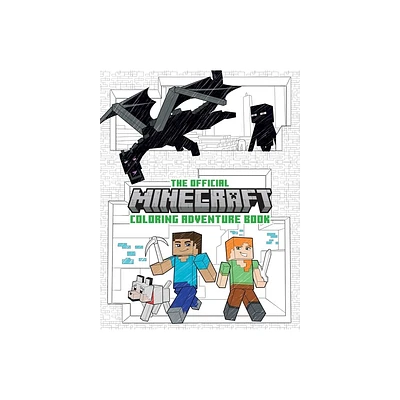 The Official Minecraft Coloring Adventures Book - (Gaming) by Insight Editions (Paperback)