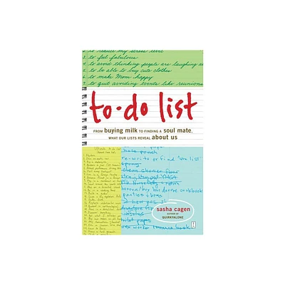 To-Do List - by Sasha Cagen (Paperback)