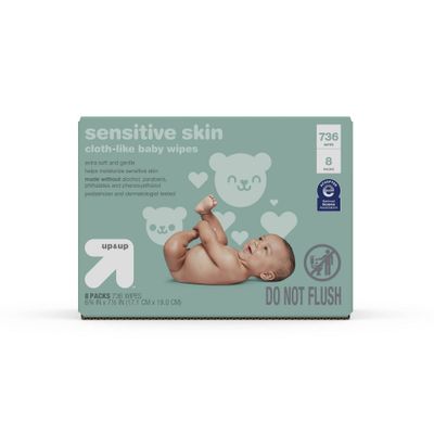 Sensitive Baby Wipes Refill Pack - 736ct - up & up
