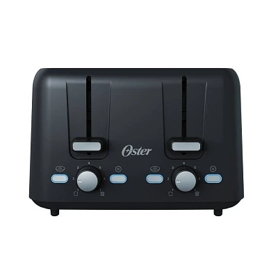 Oster 4-Slice Toaster With Extra-Wide Slots Black