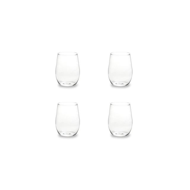 14oz 4pk Glass Farm To Table Wine Glasses - Rosanna