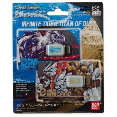 Digimon Vital Hero DIM Card - Infinite Tide & Titan of Dust